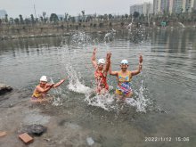 湘西欢乐冬泳人——向怀化水上部落“碉堡村”